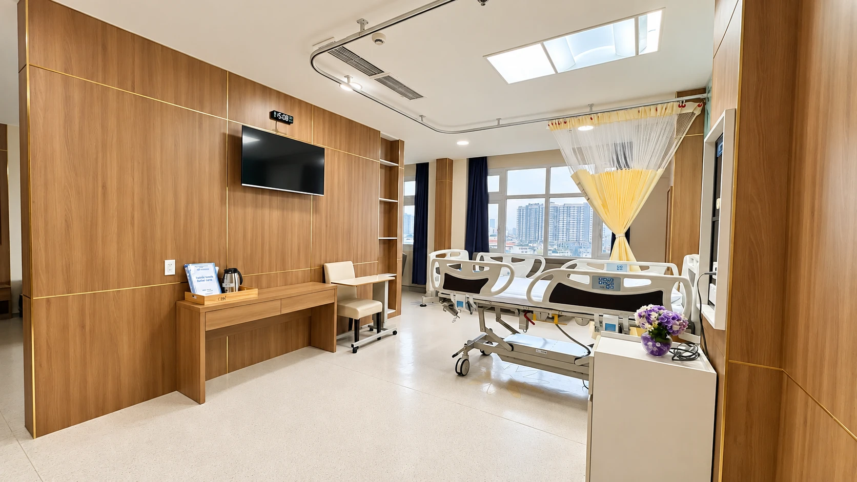 Private patient room at CIH